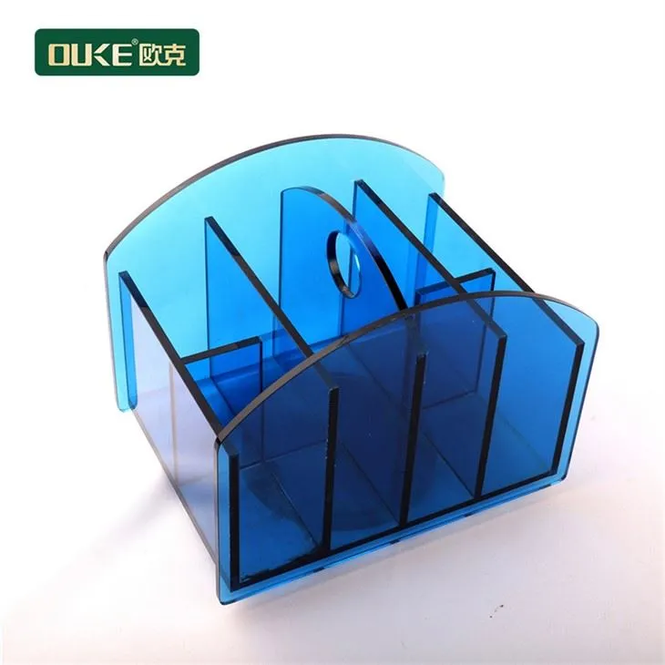 360 Degree Rotating Acrylic Pen Holder For Desk